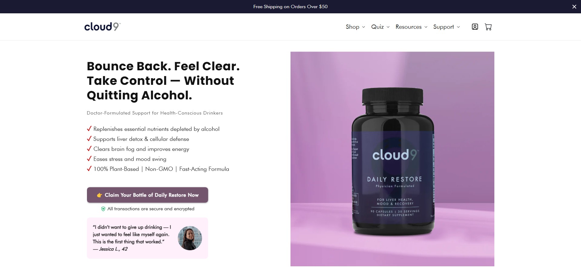 Cloud 9 Daily Restore Produktas