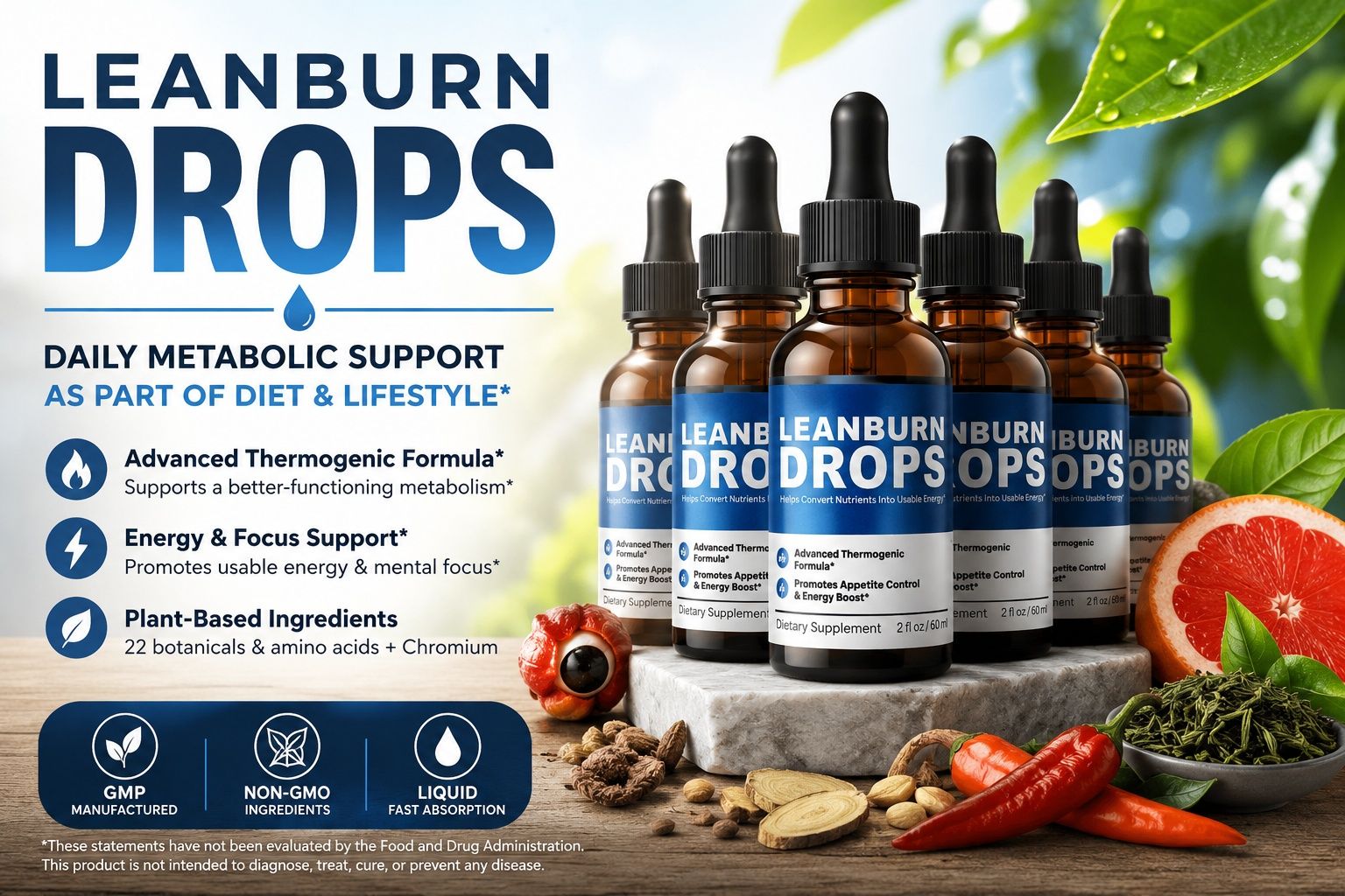 LeanBurn Drops Produktas