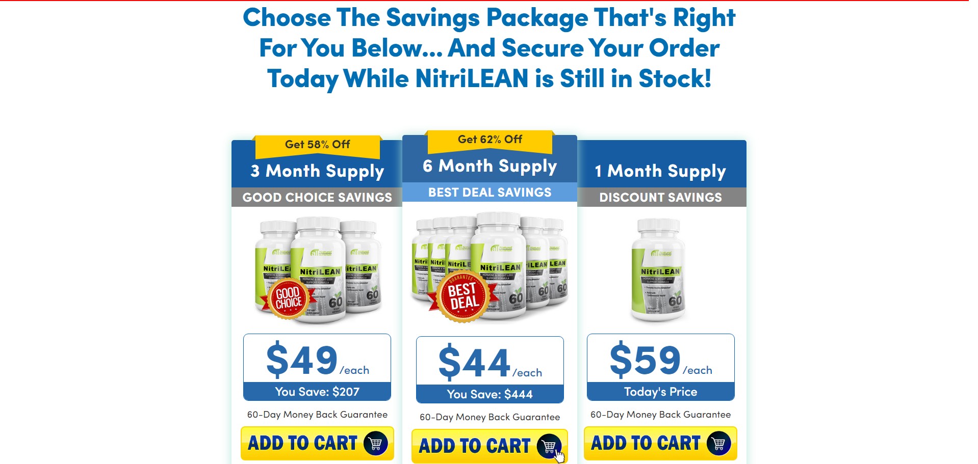 NitriLean Produktas