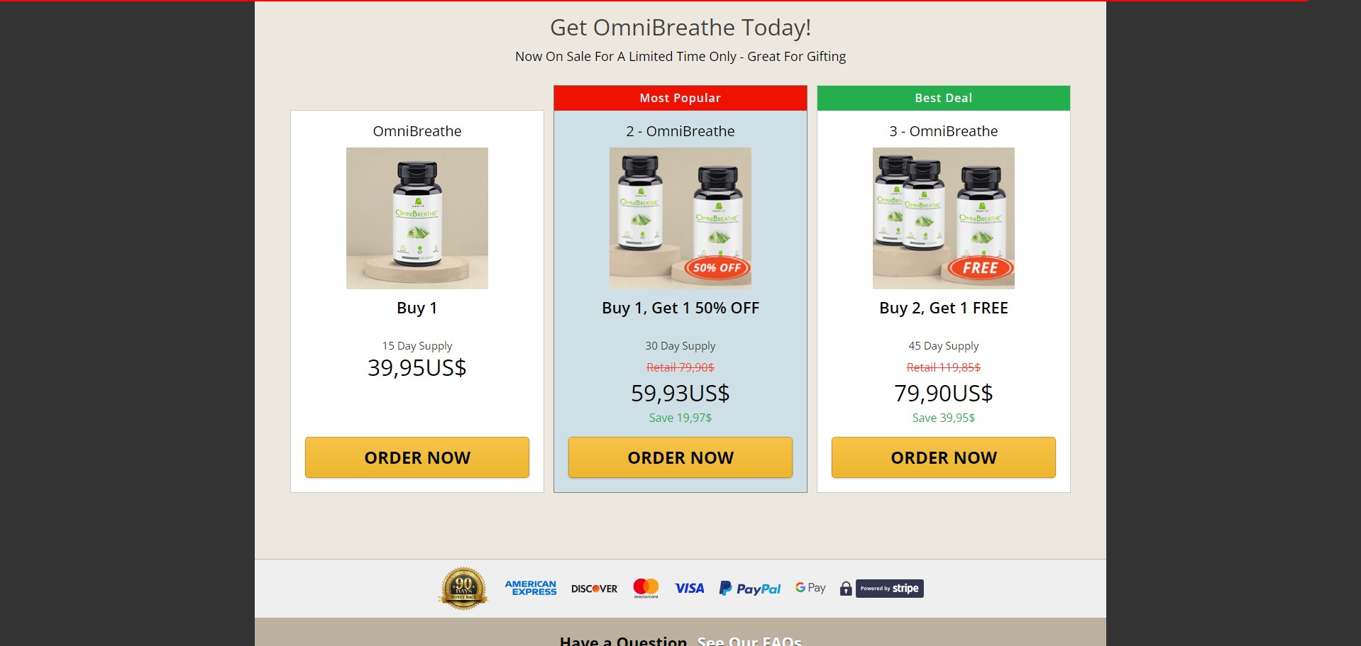 OmniBreathe Produktas