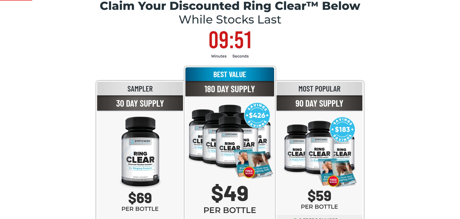 Ring Clear Produktas