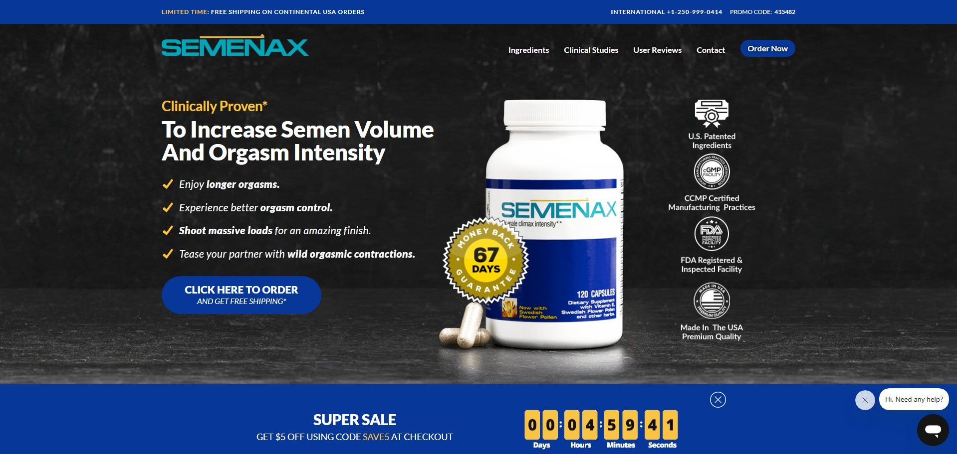 Semenax Produktas
