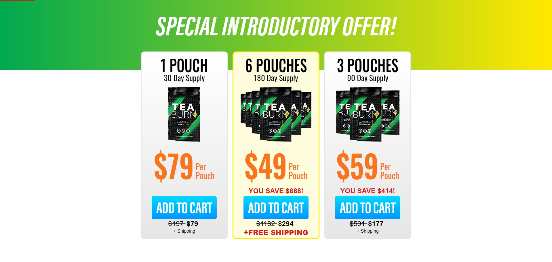 Tea Burn Produktas