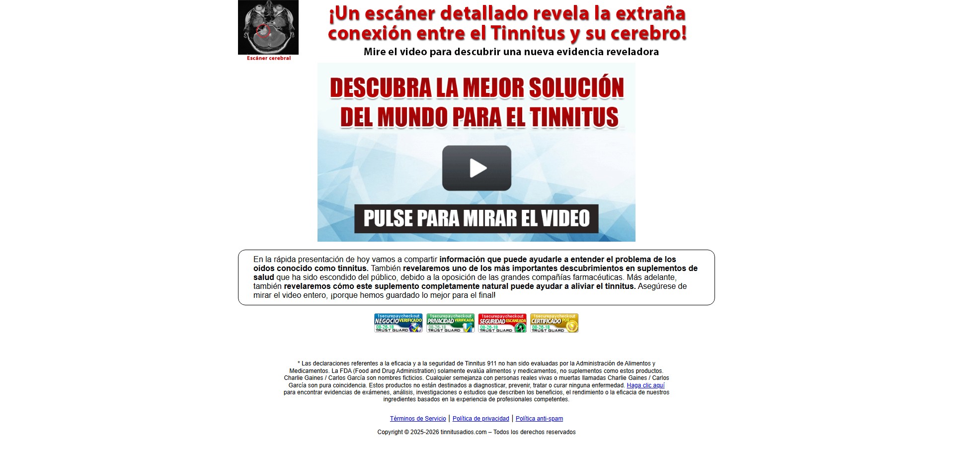 Tinnitus 911 Produktas