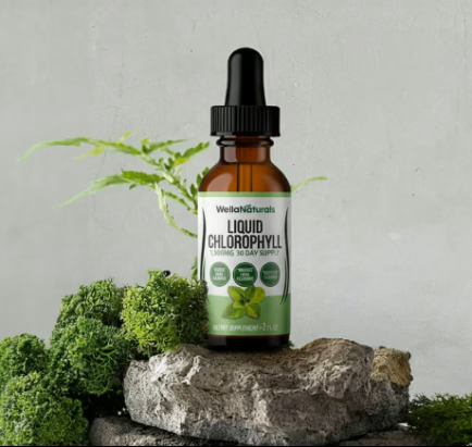 WellaNaturals Chlorophyll Drops Produktas